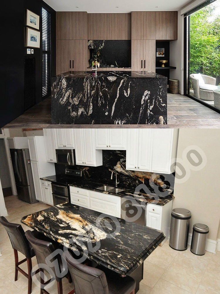 Đá Granite Titanium Gold - Ảnh 8
