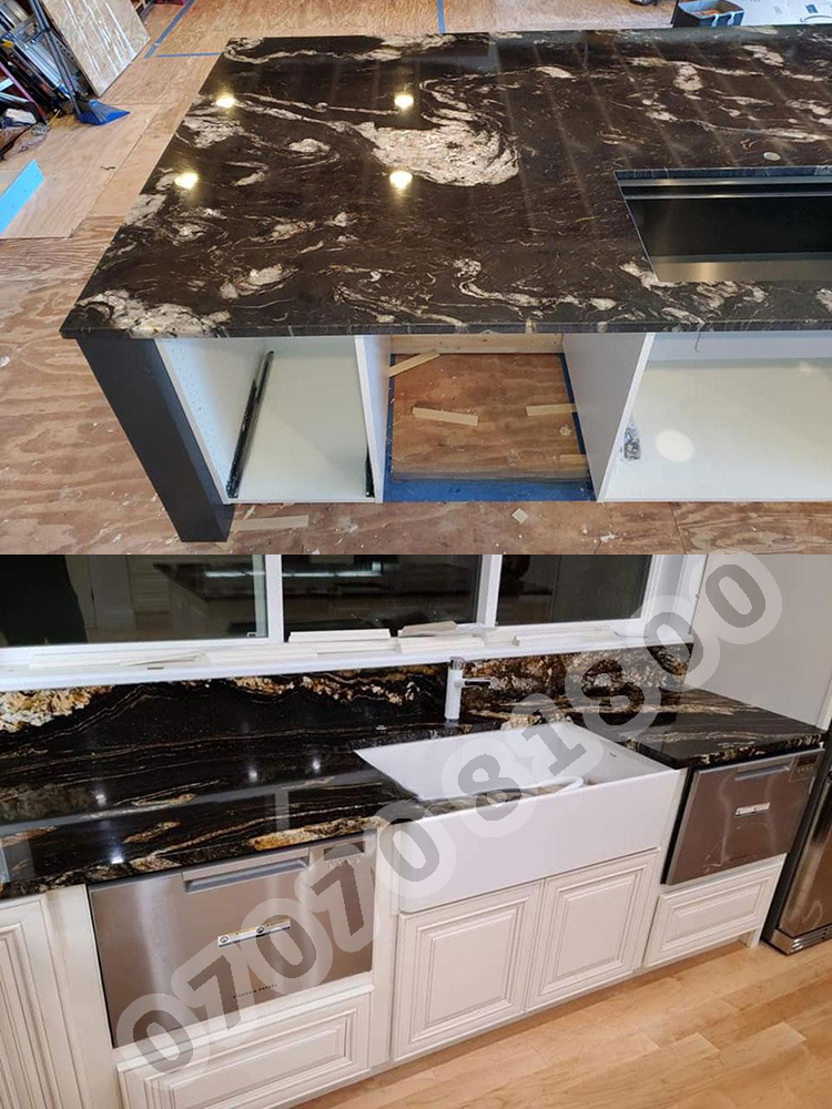 Đá Granite Titanium Gold - Ảnh 11