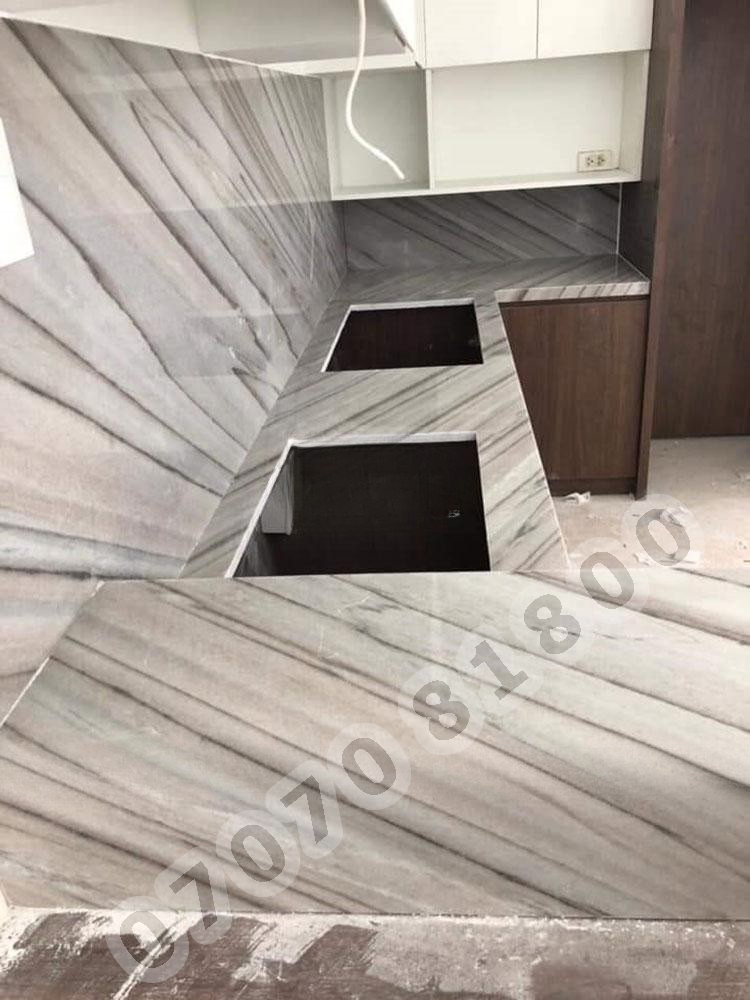 Đá Granite Trắng Vân Gỗ Thủy Tinh - Ảnh 3