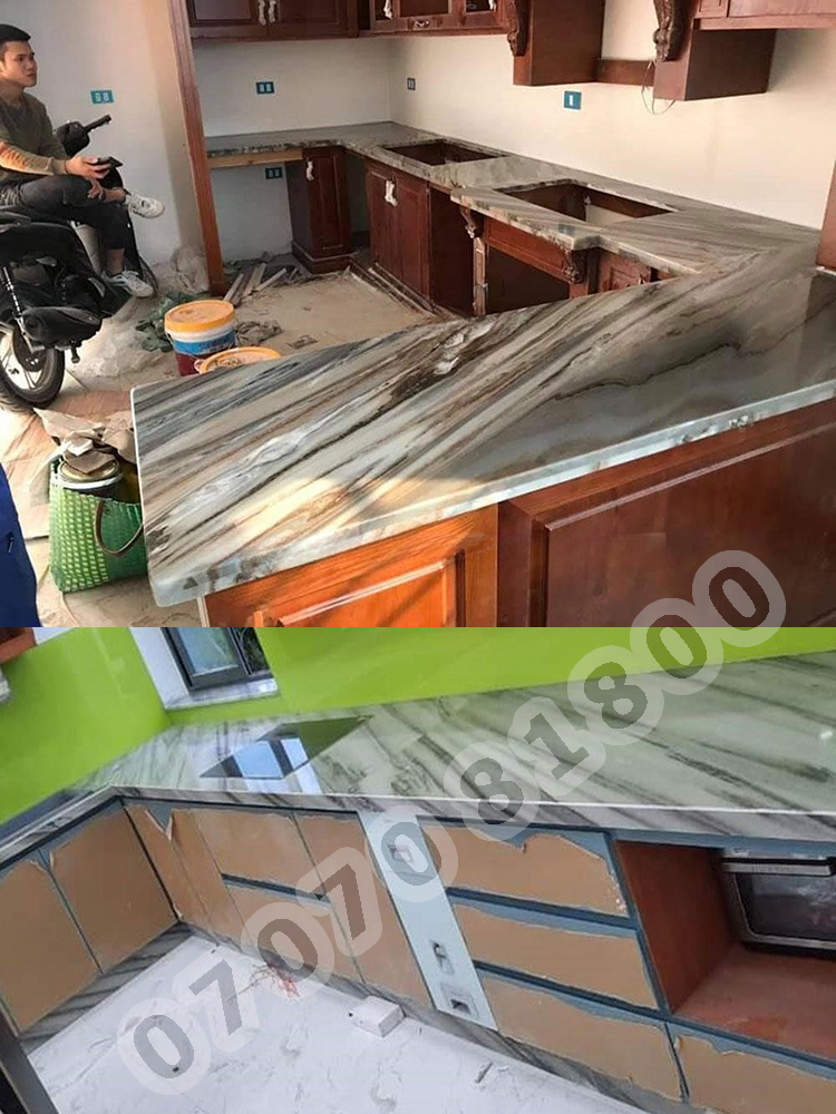 Đá Granite Trắng Vân Gỗ Thủy Tinh - Ảnh 2