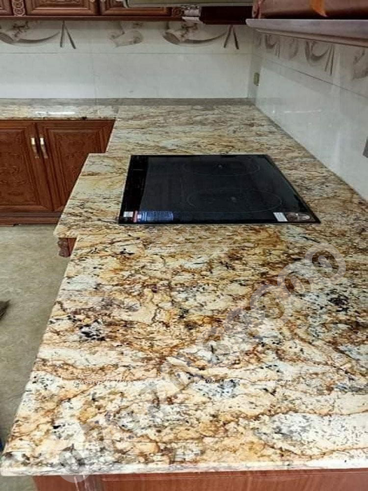 Đá Granite Vàng Brazil Solarius - Ảnh 5