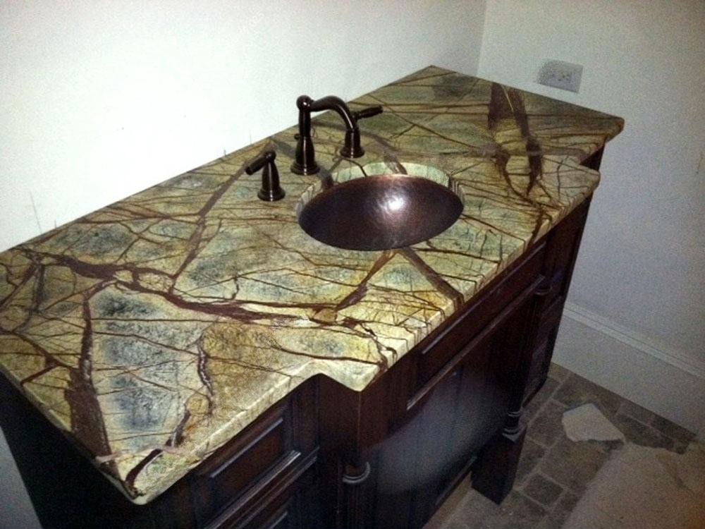 Đá Marble Nâu Rừng Mưa (Rainforest Brown) - Ảnh 12