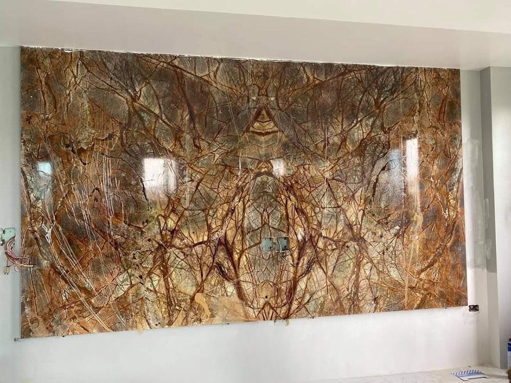 Đá Marble Nâu Rừng Mưa (Rainforest Brown) - Ảnh 13