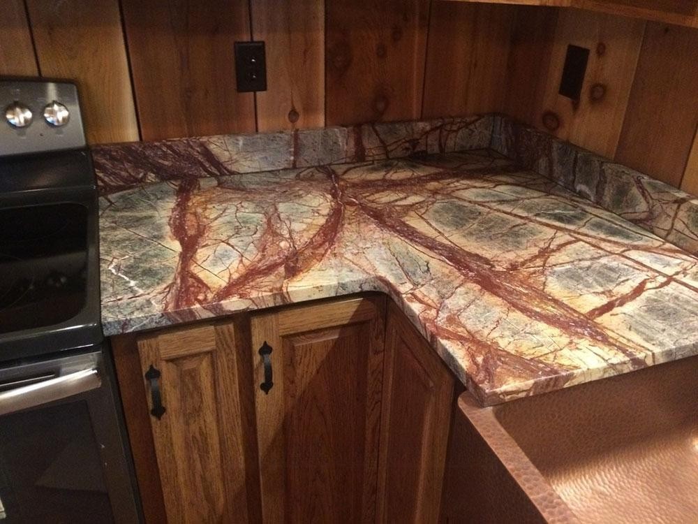 Đá Marble Nâu Rừng Mưa (Rainforest Brown) - Ảnh 3