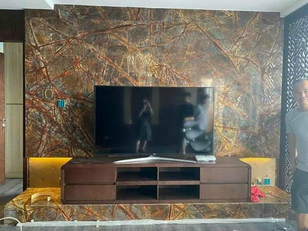 Đá Marble Nâu Rừng Mưa (Rainforest Brown) - Ảnh 6