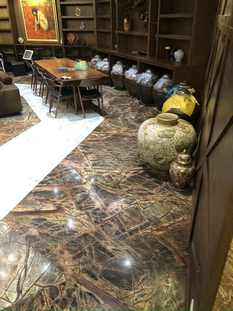 Đá Marble Nâu Rừng Mưa (Rainforest Brown) - Ảnh 19