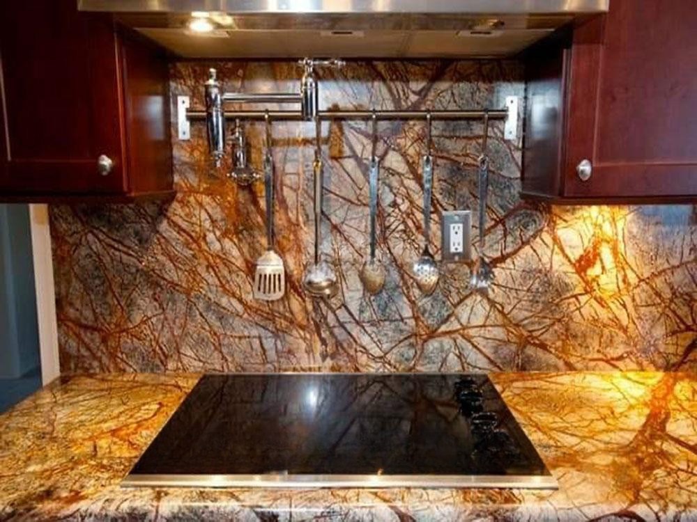 Đá Marble Nâu Rừng Mưa (Rainforest Brown) - Ảnh 7