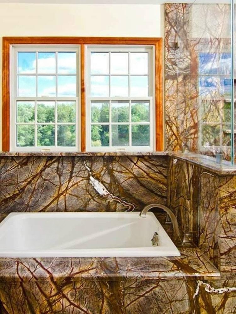 Đá Marble Nâu Rừng Mưa (Rainforest Brown) - Ảnh 20