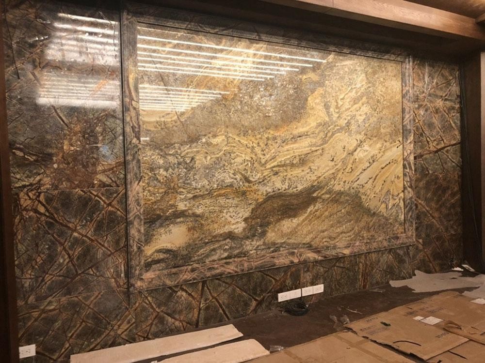 Đá Marble Nâu Rừng Mưa (Rainforest Brown) - Ảnh 8