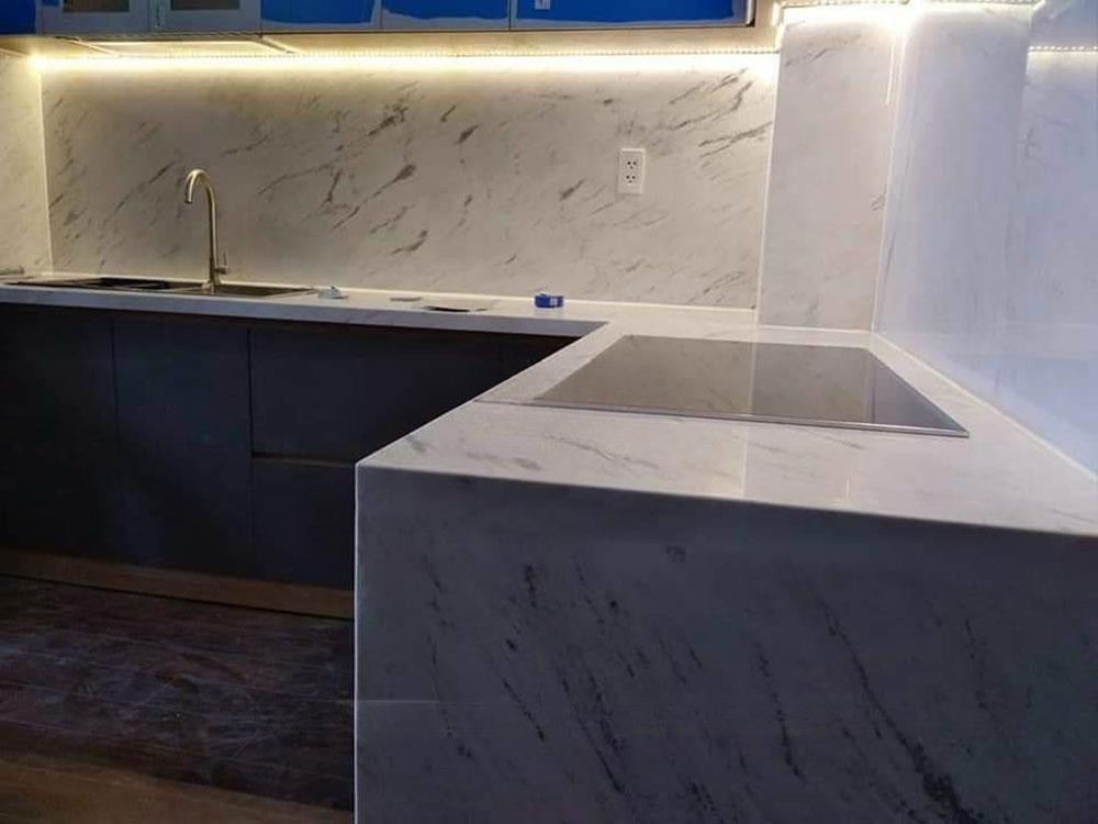 Đá Marble Trắng Polaris Hy Lạp - Ảnh 8