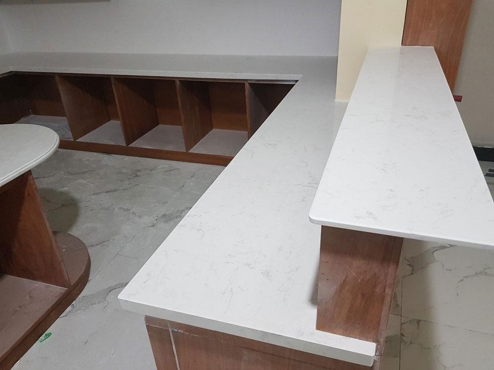 Đá Nhân Tạo Trắng Moca Vân – Trắng Nha Sỹ - Ảnh 2