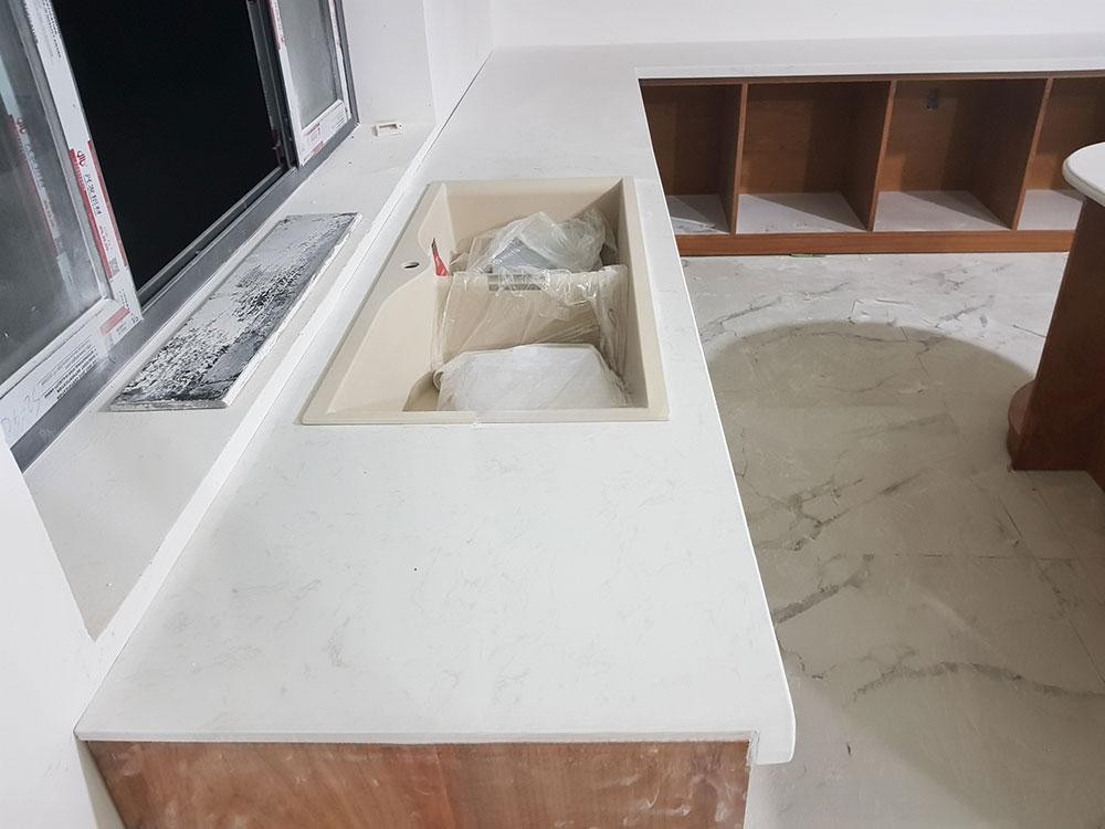 Đá Nhân Tạo Trắng Moca Vân – Trắng Nha Sỹ - Ảnh 3