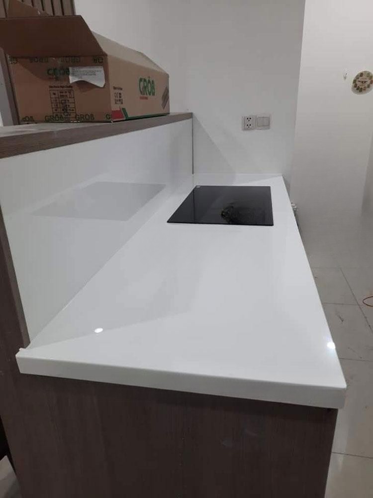 Đá Nhân Tạo Trắng Moka - Ảnh 5