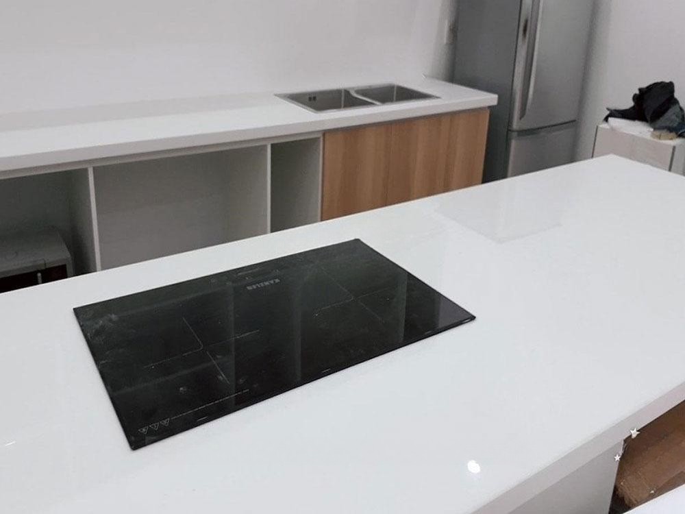 Đá Nhân Tạo Trắng Moka - Ảnh 4