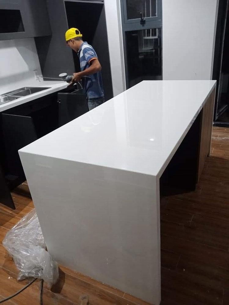 Đá Nhân Tạo Trắng Sứ Ý - Ảnh 12