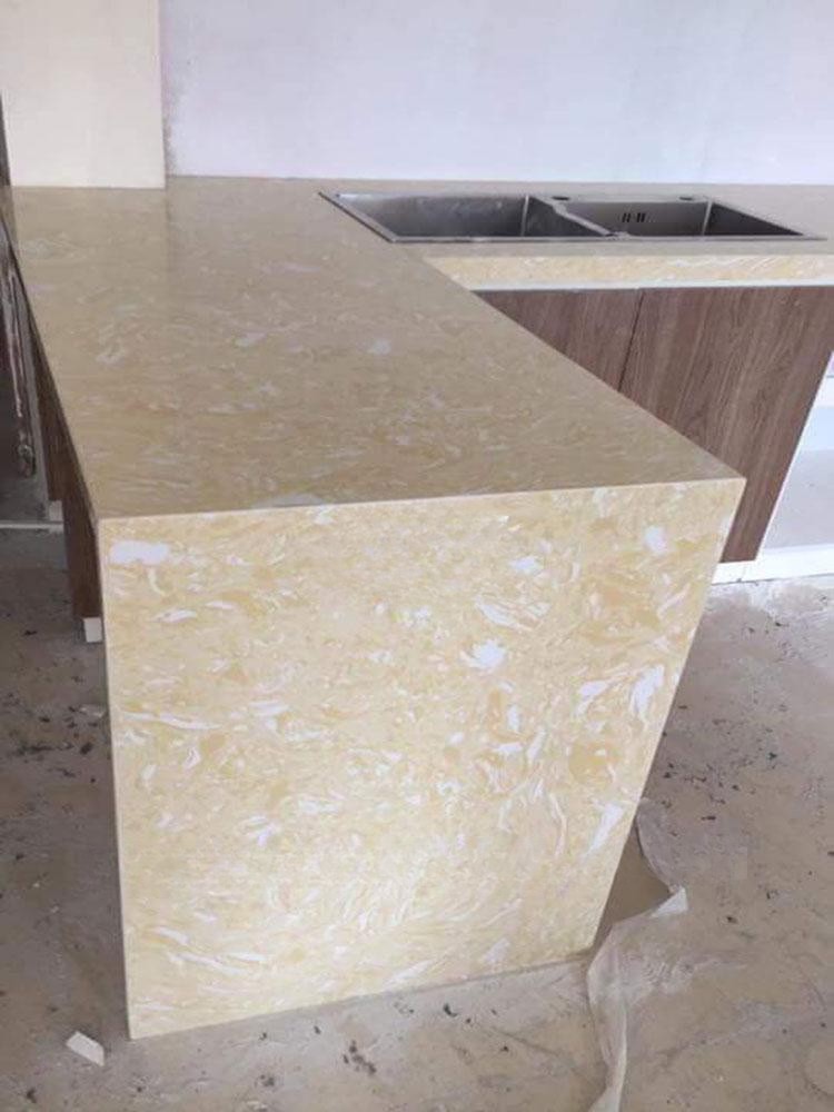 Đá Nhân Tạo Vàng Moca - Ảnh 15