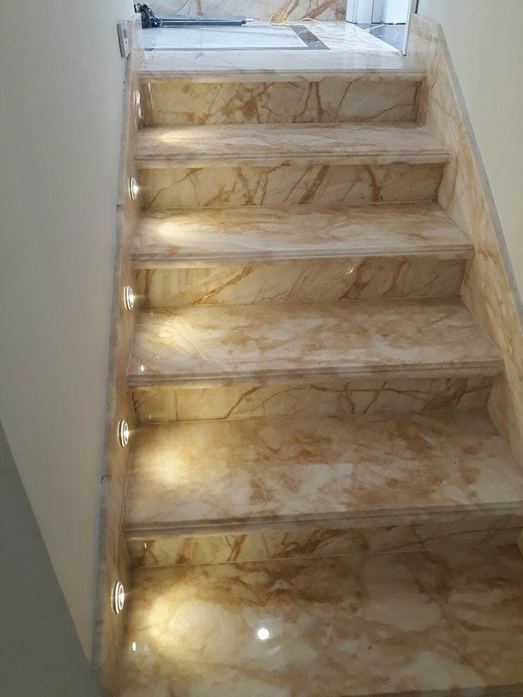 Đá Xuyên Sáng Vàng Vân Rễ Cây – Golden Onyx - Ảnh 20