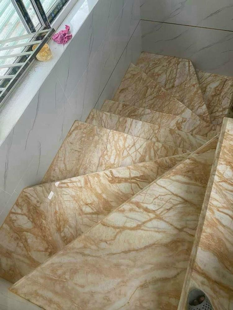 Đá Xuyên Sáng Vàng Vân Rễ Cây – Golden Onyx - Ảnh 26