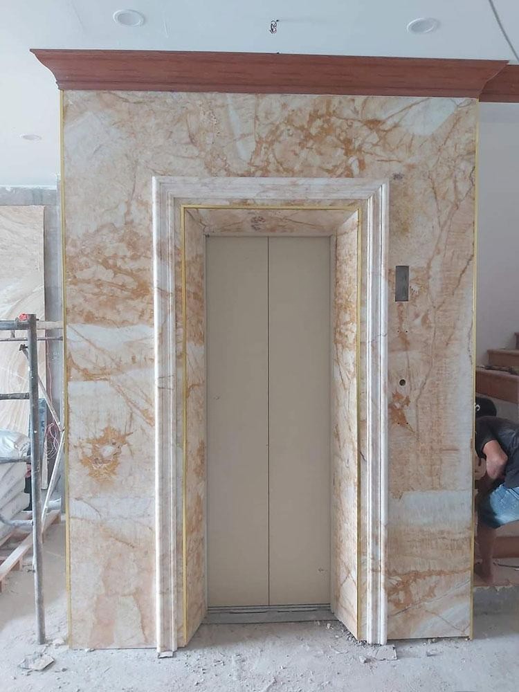 Đá Xuyên Sáng Vàng Vân Rễ Cây – Golden Onyx - Ảnh 34
