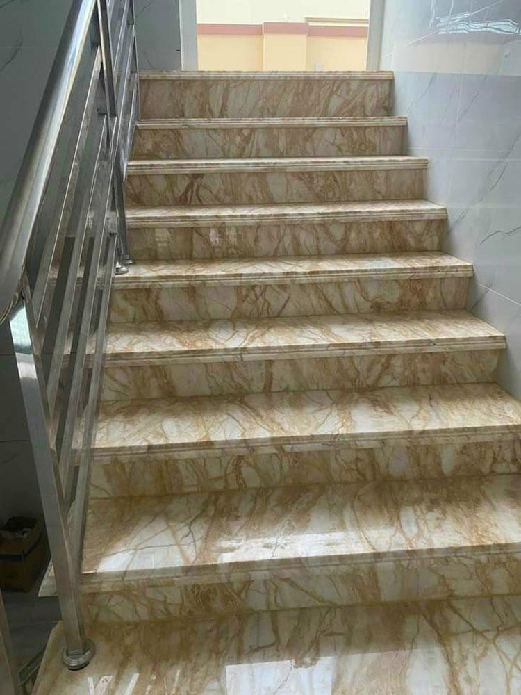 Đá Xuyên Sáng Vàng Vân Rễ Cây – Golden Onyx - Ảnh 37