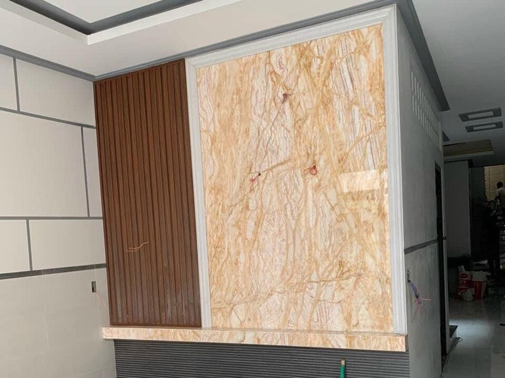 Đá Xuyên Sáng Vàng Vân Rễ Cây – Golden Onyx - Ảnh 6