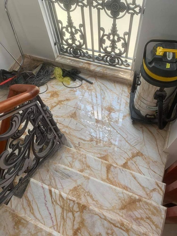 Đá Xuyên Sáng Vàng Vân Rễ Cây – Golden Onyx - Ảnh 14