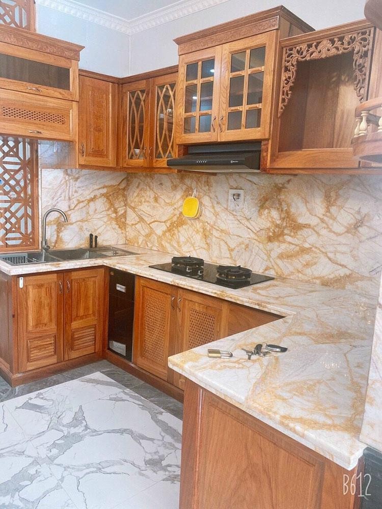 Đá Xuyên Sáng Vàng Vân Rễ Cây – Golden Onyx - Ảnh 15