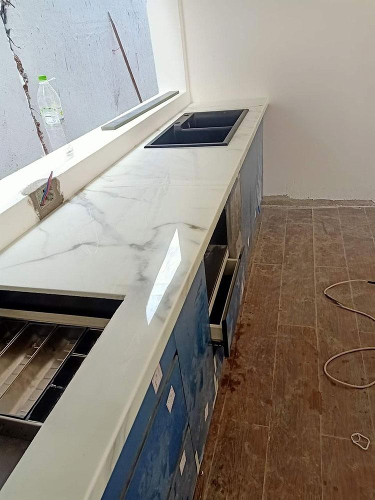 Đá Nhân Tạo Trắng Sứ Vân - Ảnh 43