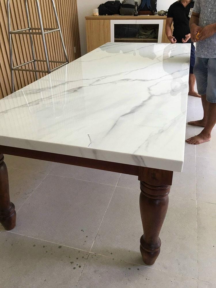 Đá Nhân Tạo Trắng Sứ Vân - Ảnh 44