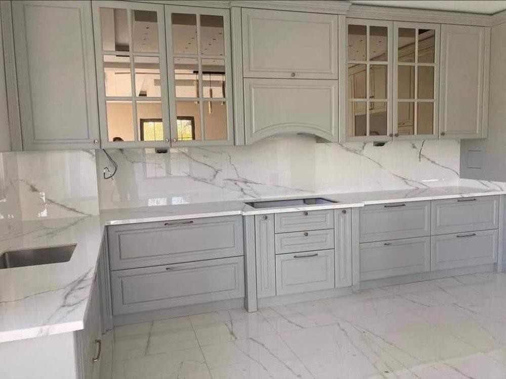 Đá Nhân Tạo Trắng Sứ Vân - Ảnh 5